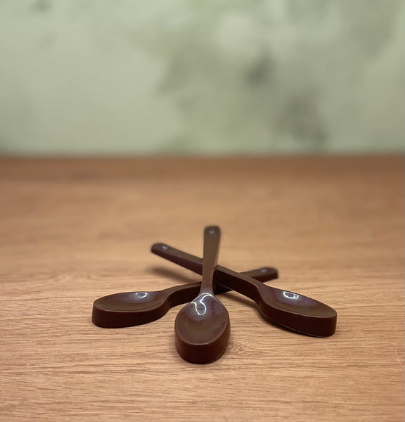 Our Milk solid chocolate spoon