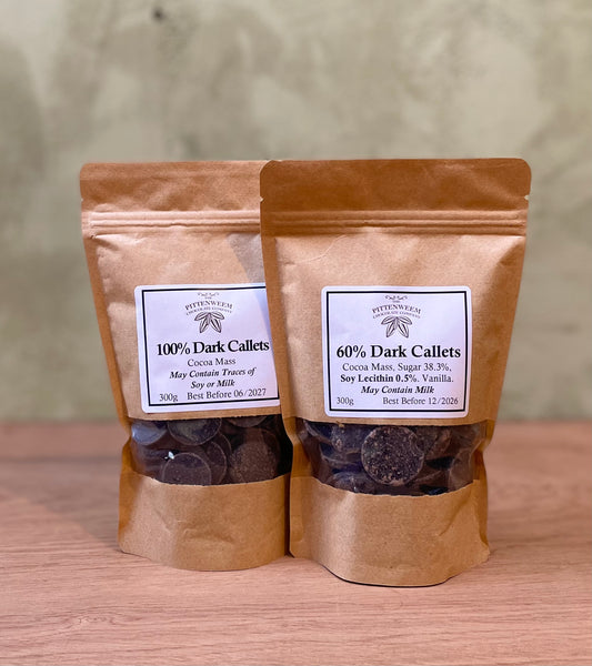 Belgian Chocolate Couverture Callets – Dark 300g