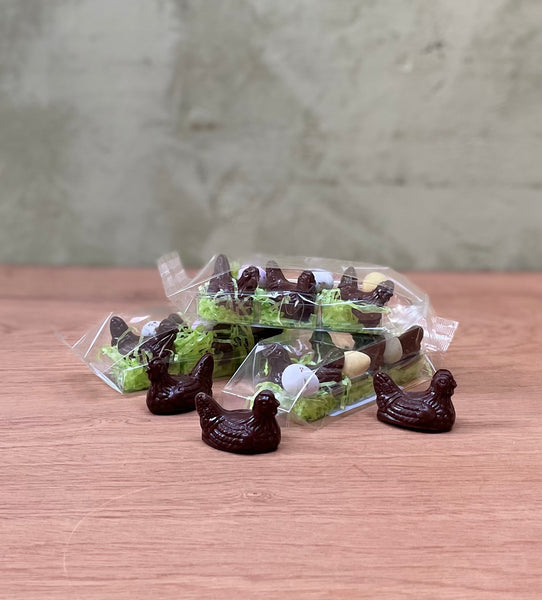 Trio of Hazelnut Hens